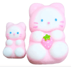 Pack De 2 Squishy De Gatito Ultrasuave Y Peluditos