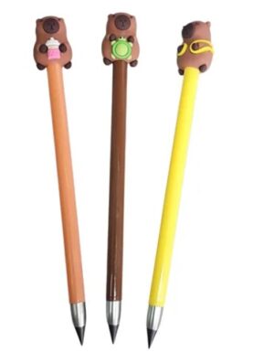 Pack De 3 Lápices Infinito De Capibara Pack De 3 Lápices Infinito De Capibara