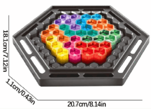 Puzzle IQ Hexagonal 3d. Juego De Inteligencia