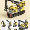 Pack De Bloques De Construcción 6 En 1. Vehículos