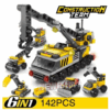 Pack De Bloques De Construcción 6 En 1. Vehículos
