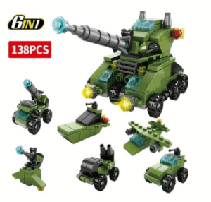 Pack De Bloques De Construcción 6 En 1. Vehículos
