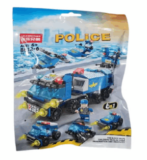 Pack De Bloques De Construcción 6 En 1. Vehículos
