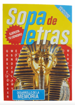Libro De 62 Sopas De Letras En Español. Pasatiempos