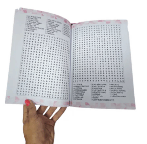 Libro De 62 Sopas De Letras En Español. Pasatiempos