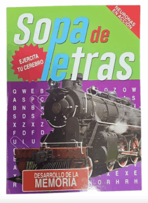 Libro De 62 Sopas De Letras En Español. Pasatiempos