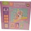 unicornio Pack De 4 Rompecabezas, Puzzles Infantiles De 48pcs C/u
