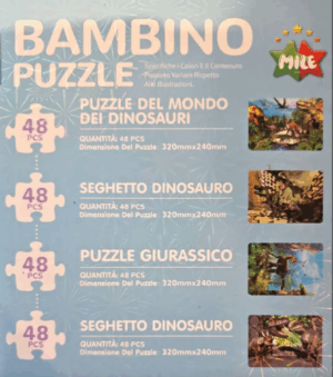 unicornio00258 Pack De 4 Rompecabezas, Puzzles Infantiles De 48pcs C/u