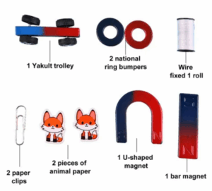 Kit De Experimentos De Magnetismo. Imánes Y Autito