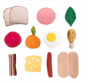 Pack De 12 Squishys De Tela Distintas Texturas
