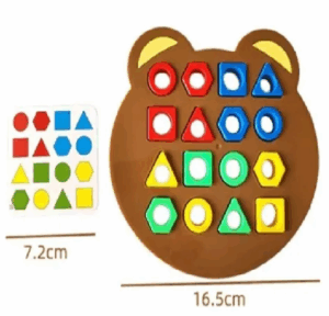 Puzle Figuras Geométricas002003 Juego De Mesa Puzle Figuras Geométricas 2 Players. Material