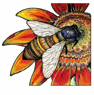 Puzzle De Madera abeja Puzzle De Madera De Animales Tamaño Mediano
