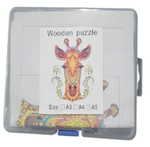 Puzzle De Madera jirafa002 Puzzle De Madera De Animales Tamaño Mediano