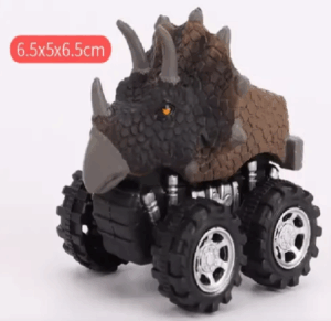 Auto De Dinosaurio Más Rompecabezas De 16 Piezas