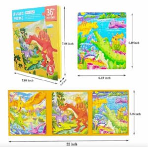 Libro Rompecabeza Imantado. 3 Puzzles Magnéticos