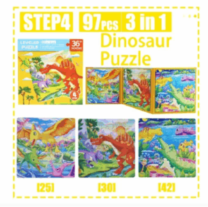 Libro Rompecabeza Imantado. 3 Puzzles Magnéticos