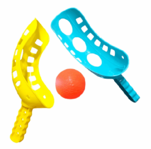 lazadores Juguete De Playa Lanzar Y Atrapar. 2 Lanzadores Y 1 Pelota