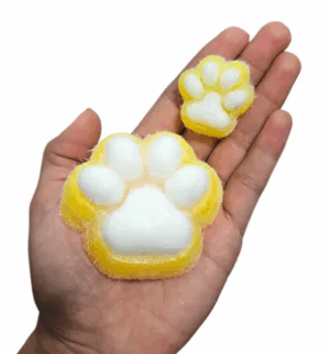 pack 2 patitas ultra suaves amarillo Pack De 2 Squishy De Patitas Ultrasuaves Y Peluditas.