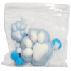 pack 2 patitas ultra suaves azúl002 Pack De 2 Squishy De Patitas Ultrasuaves Y Peluditas.