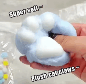 pack 2 patitas ultra suaves azúl002003 Pack De 2 Squishy De Patitas Ultrasuaves Y Peluditas.