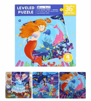 Libro Rompecabeza Imantado. 3 Puzzles Magnéticos