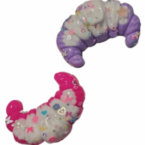 Pack De 2 Squishy De Medialuna Pegajosos Y Ultrasuaves