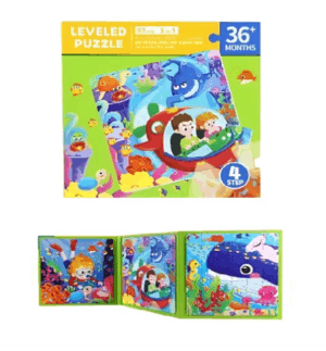 Libro Rompecabeza Imantado. 3 Puzzles Magnéticos