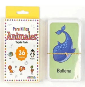 tarjetas didactica animales002 Tarjetas Didácticas De Estimulacion De Lenguaje. Doble Faz
