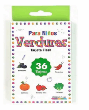 tarjetas didactica verduras Tarjetas Didácticas De Estimulacion De Lenguaje. Doble Faz