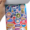 Block De Stickers Con 5 Hojas. Variedades