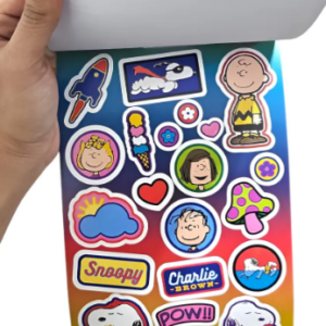 Block De Stickers Con 5 Hojas. Variedades