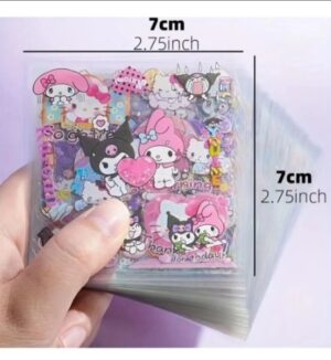 Pack De 18 Stickers Infantiles De Kuromi, Kitty, Sanrio